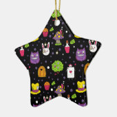 zwarte Wonderland Keramisch Ornament (Links)