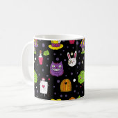 zwarte Wonderland Koffiemok (Voorkant links)