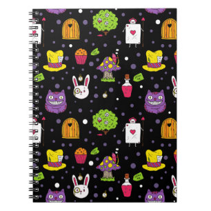 zwarte Wonderland Notitieboek
