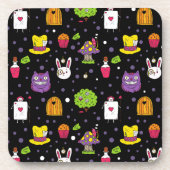 zwarte Wonderland Onderzetter (Voorkant)