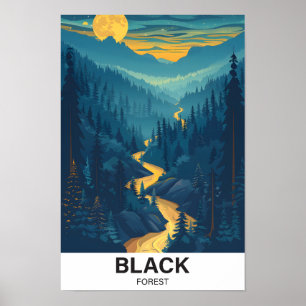 Zwarte Woud Baden-Württemberg Duitsland Reizen Poster