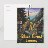 Zwarte Woud Duitsland Briefkaart (Voorkant / Achterkant)