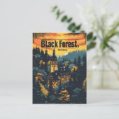 Zwarte Woud Duitsland Briefkaart (Staand voorkant)
