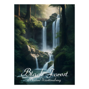 Zwarte Woud Duitsland Reisposter Perfect Poster