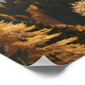 Zwarte Woud Duitsland Reizen Kunst Vintage Poster (Hoek)