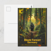 Zwarte Woud Duitsland Wandelen Briefkaart (Voorkant / Achterkant)