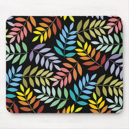 Zwarte Woud Mousepad Muismat (Voorkant)