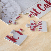 Zwarte woudkake voor het bakken van zoete gateau-t legpuzzel (Zijkant)