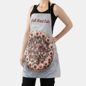 Zwarte woudkake voor het bakken van zoete gateau-t schort (Insitu)