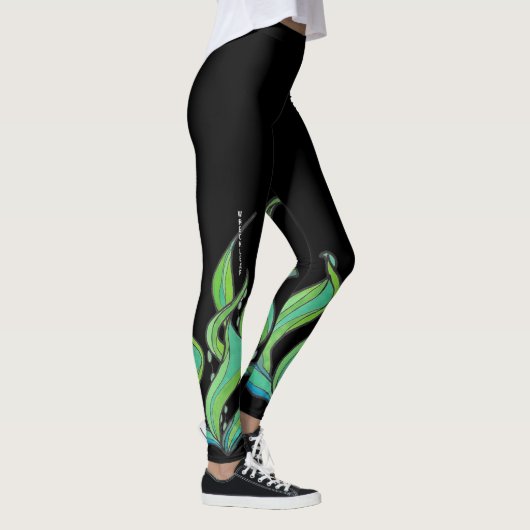 Zwarte Wreckleaf-Leggings Leggings (Rechts)