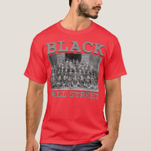  zwarte zakengeschiedenis maand zwart W T-shirt