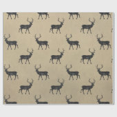 Zwarte zakken op steenachtergrond cadeaupapier (Vlak)