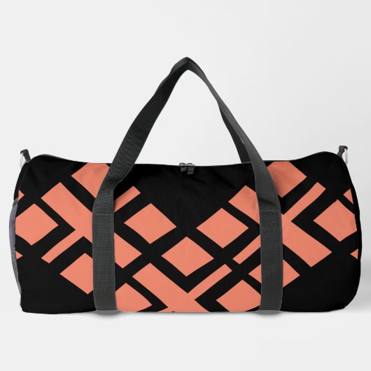 Zwarte zalm rood plunjezak (Achterkant)