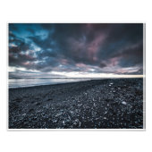 Zwarte zandbak foto afdruk (Voorkant)