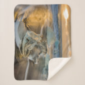 Zwarte zandbak | Jokulsarlon Zuid-IJsland Sherpa Deken (Voorkant)