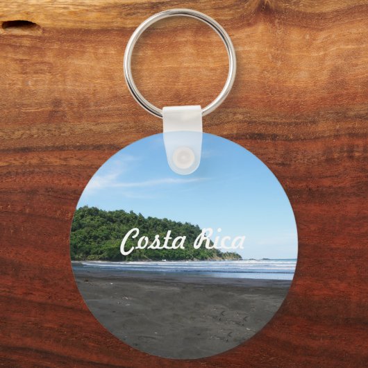 Zwarte zandbak sleutelhanger (Voorkant)