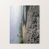 Zwarte zandstrand in Hawaii Legpuzzel (Verticaal)