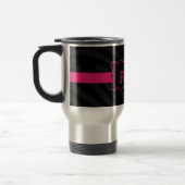 Zwarte Zebra 15 oz. Roestvrij staal Travel Mug Cup Reisbeker (Links)