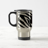 Zwarte Zebra 15 oz. Roestvrij stalen reisbeker (Links)