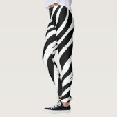 zwarte zebra leggings (Links)