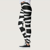 zwarte zebra leggings (Links)