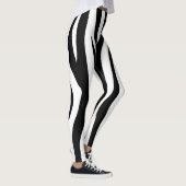 zwarte zebra leggings (Rechts)