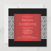 Zwarte Zebra vrouwen 40ste verjaardagsfeest Kaart (Achterkant)