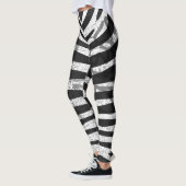 Zwarte zebraafdruk leggings (Links)