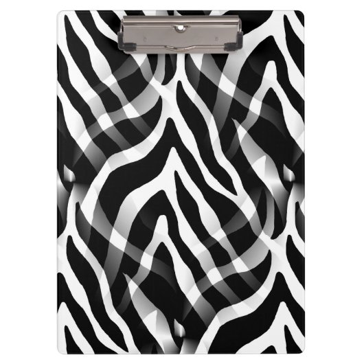 Zwarte Zebra's en witte Zebra's afdrukken Klembord (Voorkant)