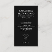 Zwarte Zee Ocean Nautical Jellyfish Visitekaartje (Achterkant)