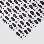 Zwarte Zeeen op wit Tissuepapier (Detail)