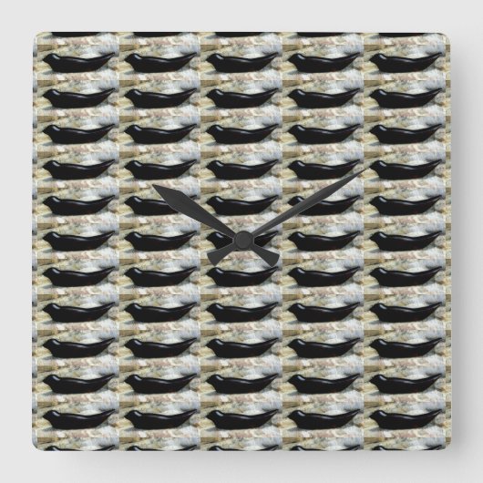 zwarte zeehaven - klok (Voorkant)