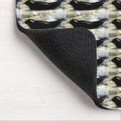 zwarte zeehond mousepad muismat (Hoek)