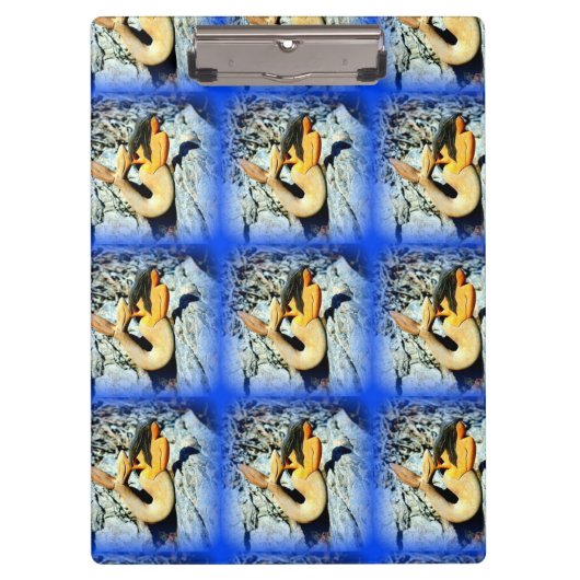 zwarte zeemachtigen klembord (Voorkant)