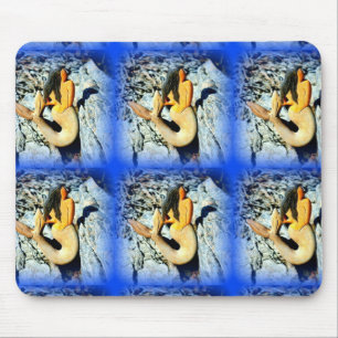 zwarte zeemeermin muismat