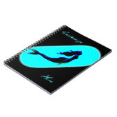 zwarte zeemeermin notitieboek (Linkerzijde)