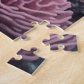 Zwarte Zeemeermin Roze puzzel (Zijkant)