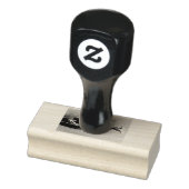 zwarte zeemeermin rubberstempel (Stempel)