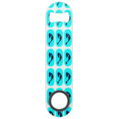 zwarte zeemeermin speed flessenopener (Achterkant)