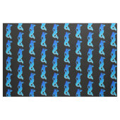 zwarte zeemeermin stof (Fat Quarter)