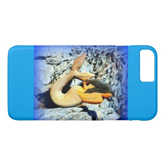 zwarte zeemieblauw Case-Mate iPhone case (Achterkant (Horizontaal))