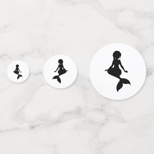 Zwarte Zeemzwart wit Confetti (Voorkanten)