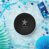 Zwarte Zeesterren Trouwpapier kommen (Feest)