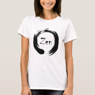 Zwarte Zen Ensō T-shirt