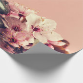 Zwarte Zen Stenen Bloemen Cadeaupapier (Hoek)
