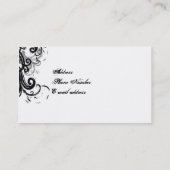 zwarte zeugen visitekaartje (Achterkant)