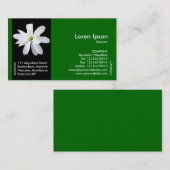 Zwarte zijband ventilator - Magnolia - Groen Visitekaartje (Voorkant / Achterkant)