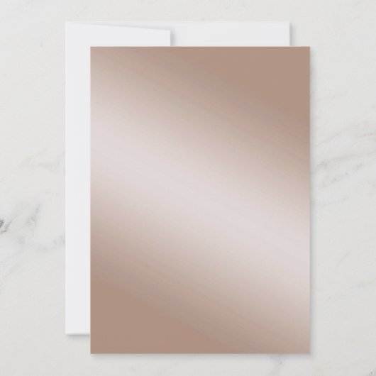 Zwarte Zijde, parels en Oranje volwassen verjaarda Kaart (Achterkant)