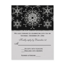 Zwarte Zilver Glitters LOOK Sneeuwvlokken RSVP Kaa
