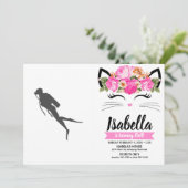 Zwarte zilverduikers kaart (Staand voorkant)